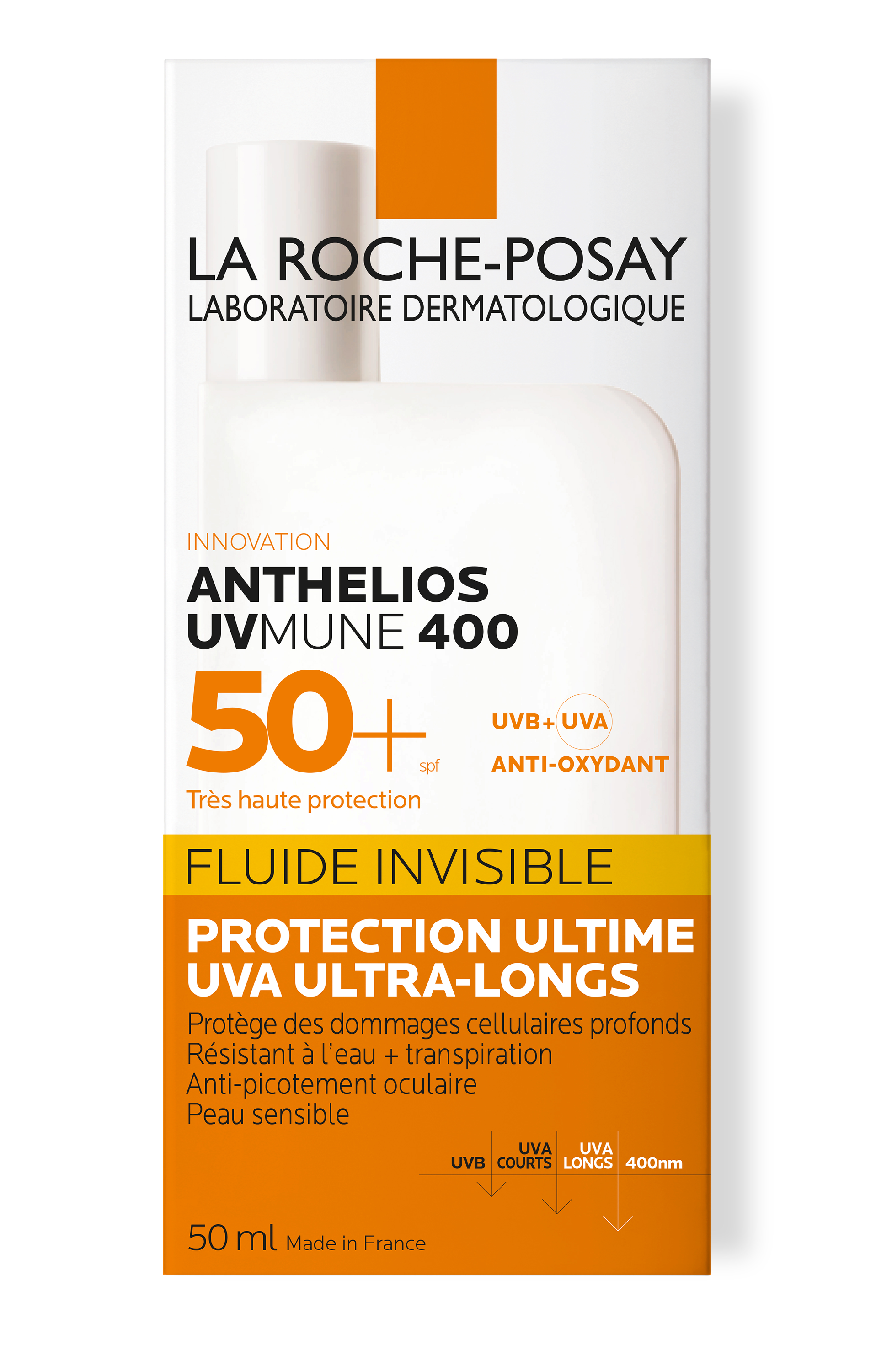 La Roche-Posay Anthelios Transparentes Fluid UV Mune 50  Fl 50 ml