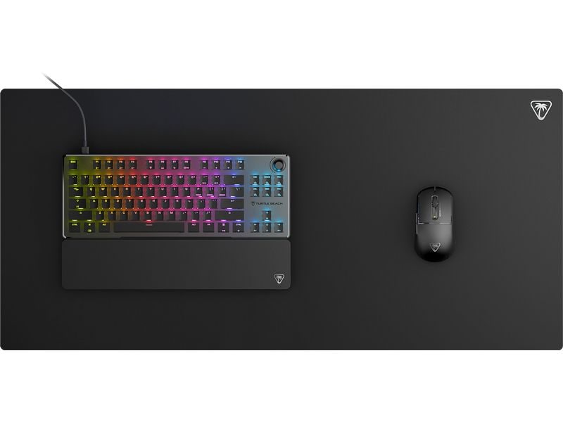 Turtle Beach Gaming-Mausmatte Sense Core XXL Schwarz Optimierte Oberfläche für präzise Bewegungen und Komfort beim Gaming