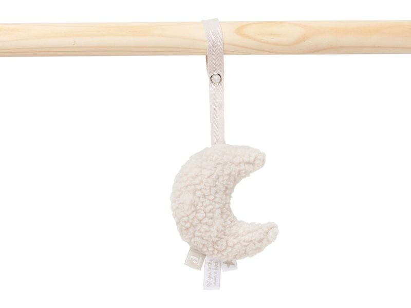 Jollein Spielbogen Babygym Anhänger Mond Nougat 4 Stk. Anhänger-Set für das Babygym