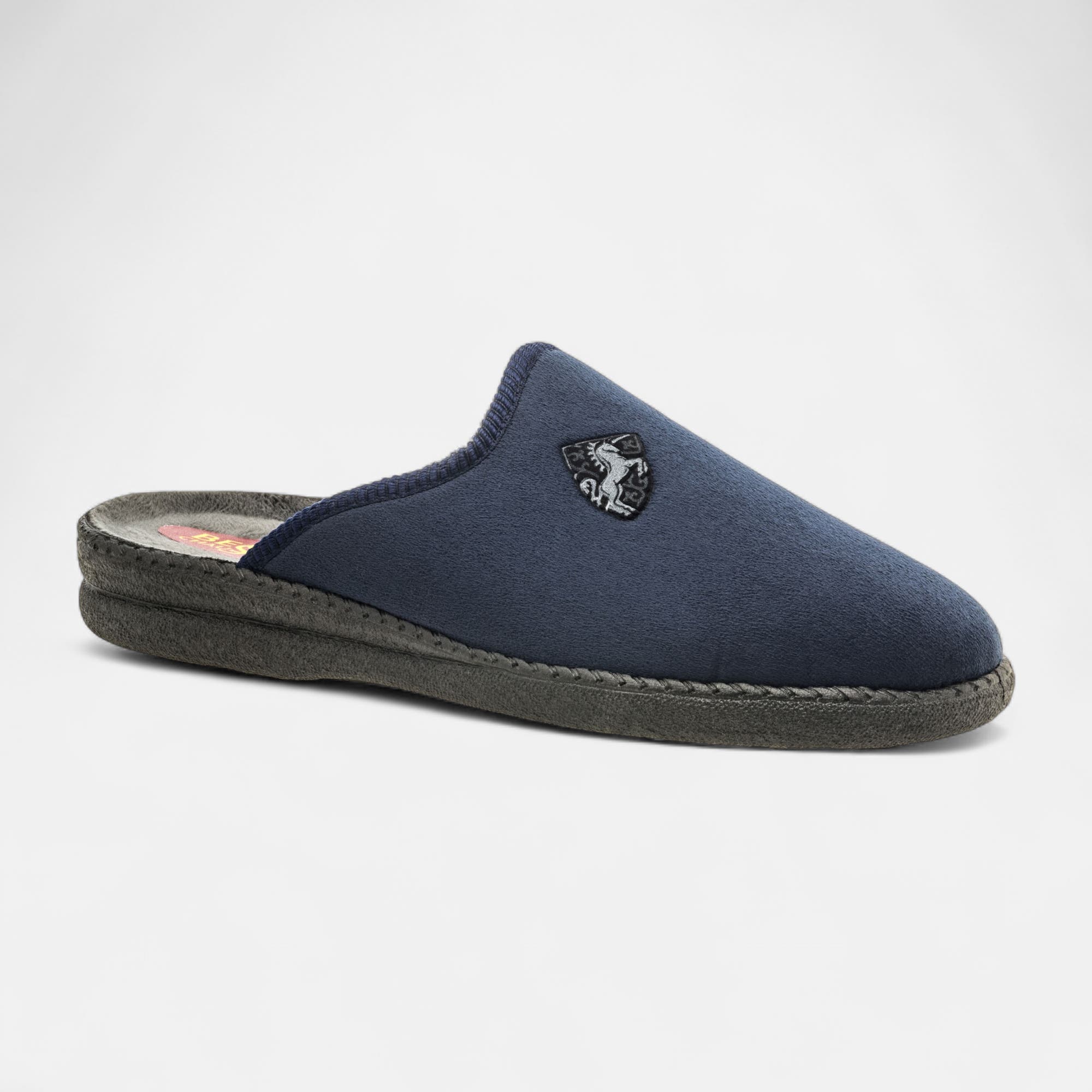 Pantoufles mules Homme bleu marine