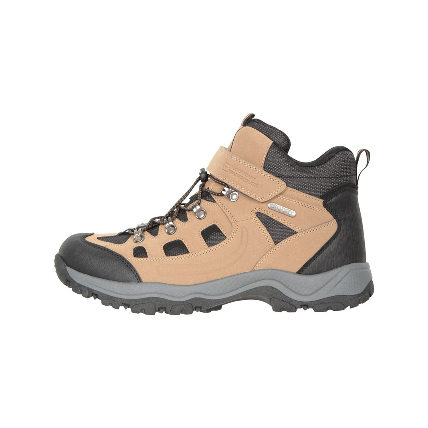 Botas Mountain Warehouse em camurça sintética com fecho de velcro