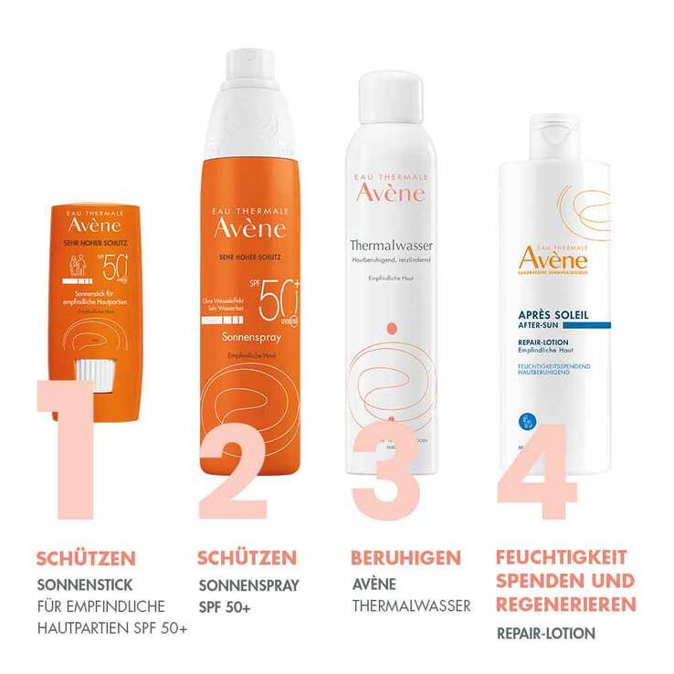 Avene Sonnenstick SPF 50 + empfindliche Hautpartien, 2x8 g