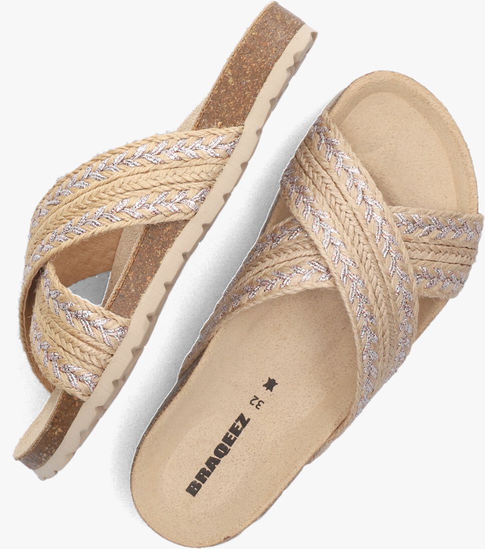 BRAQEEZ beige braqeez slippers sandra spain