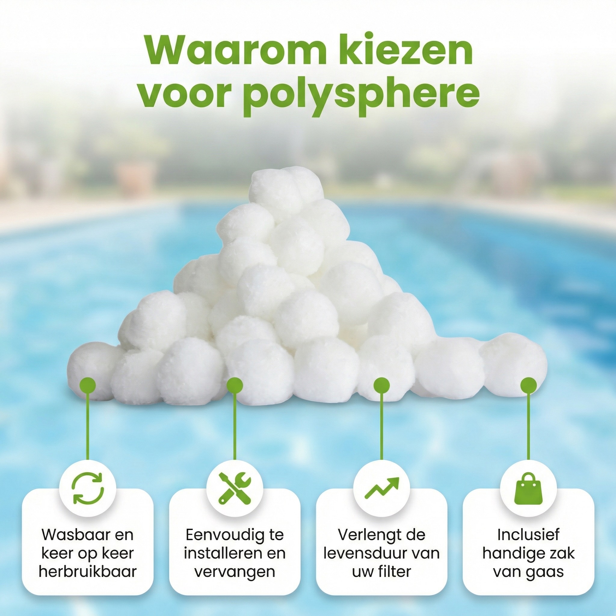 Bestway Flowclear polysphere filterbollen