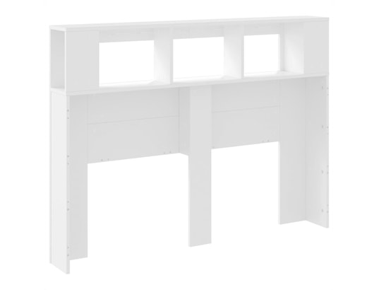 VIDAXL - Tête de lit à led blanc 140x18,5x103,5 cm bois d'ingénierie