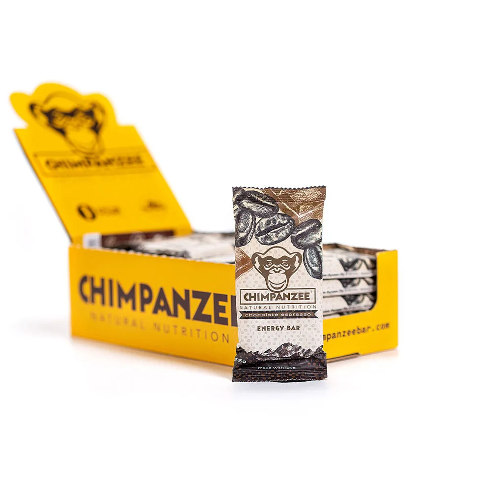 Chimpanzee -  Riegel Energy Bar Schokolade Espresso 20 Stück