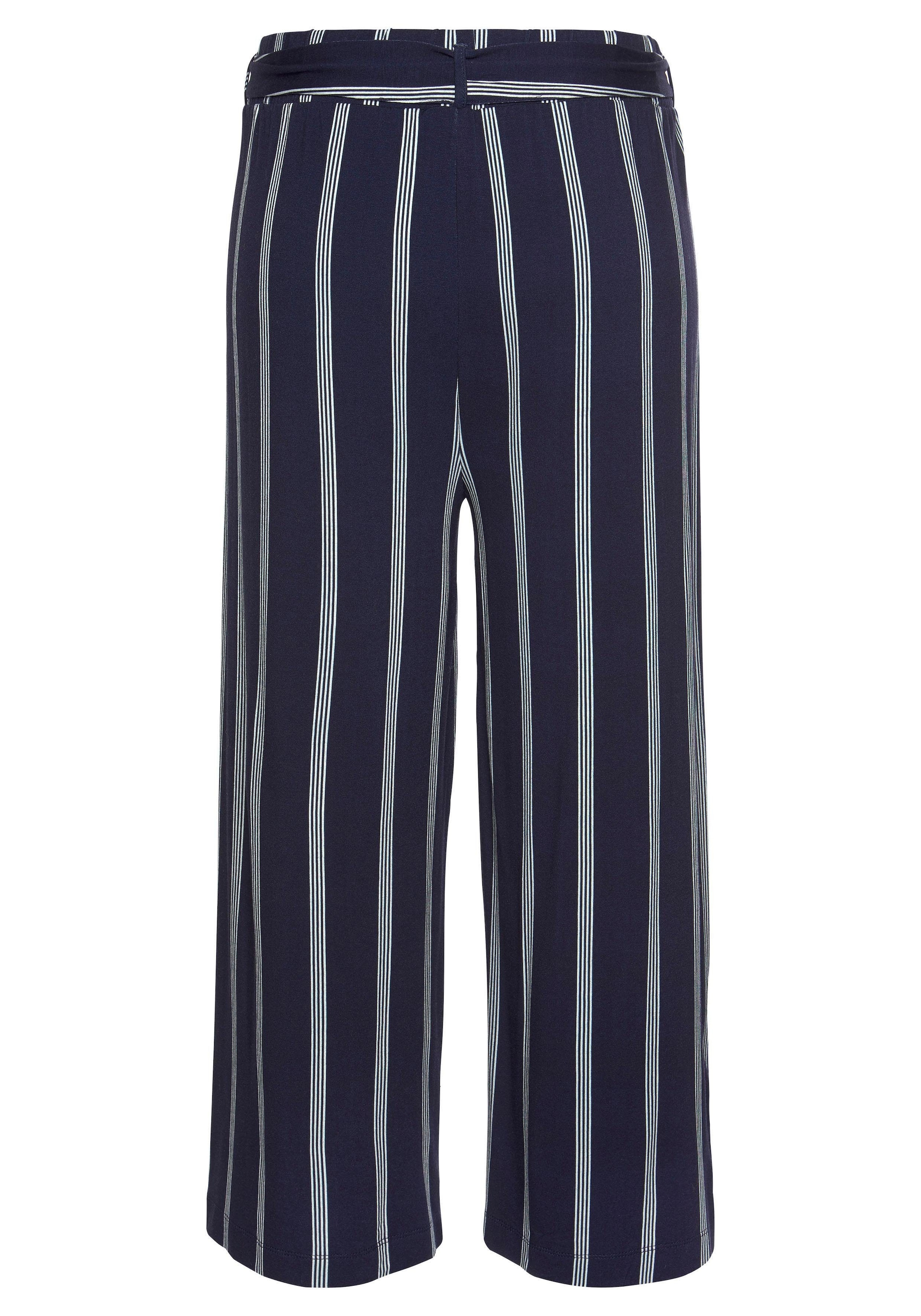 LASCANA Culotte  in Paperbag-Form, luftige Jerseyhose, casual