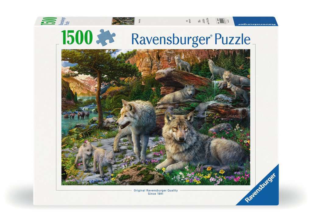 Ravensburger Spiel Wolfsrudel im Frühlingserwachen