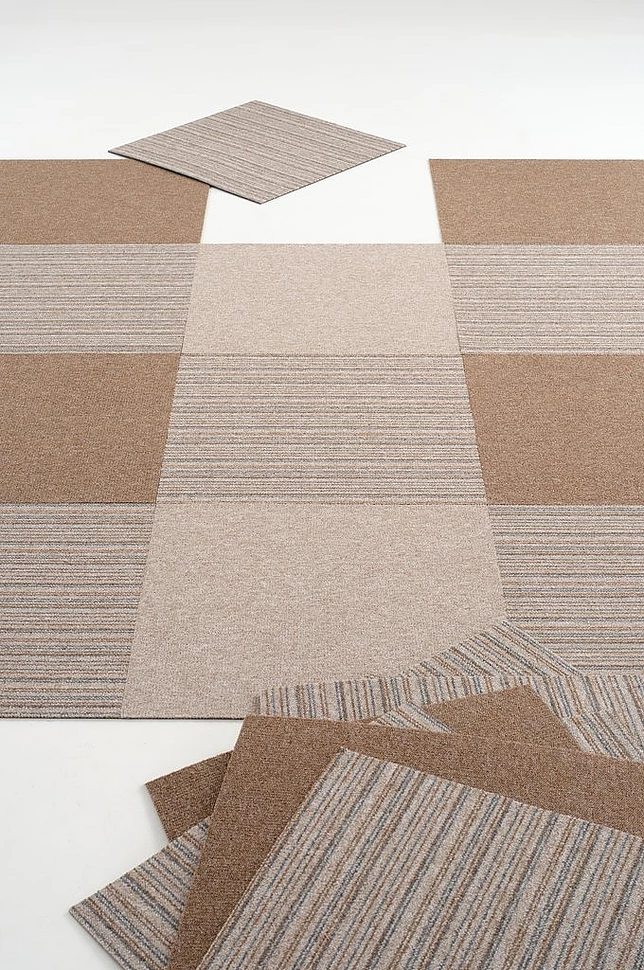 SIERRA TILE tekstilflis vegg-til-vegg-teppe 20-pk