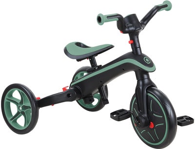 Globber Trehjulssykkel Explorer Sammenleggbar 4-in-1, Olivengrønn