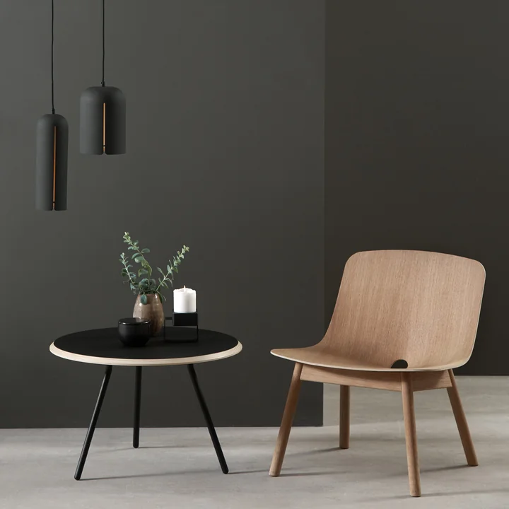 Woud - Soround Side Table H 44 cm / Ø 60 cm, Beton