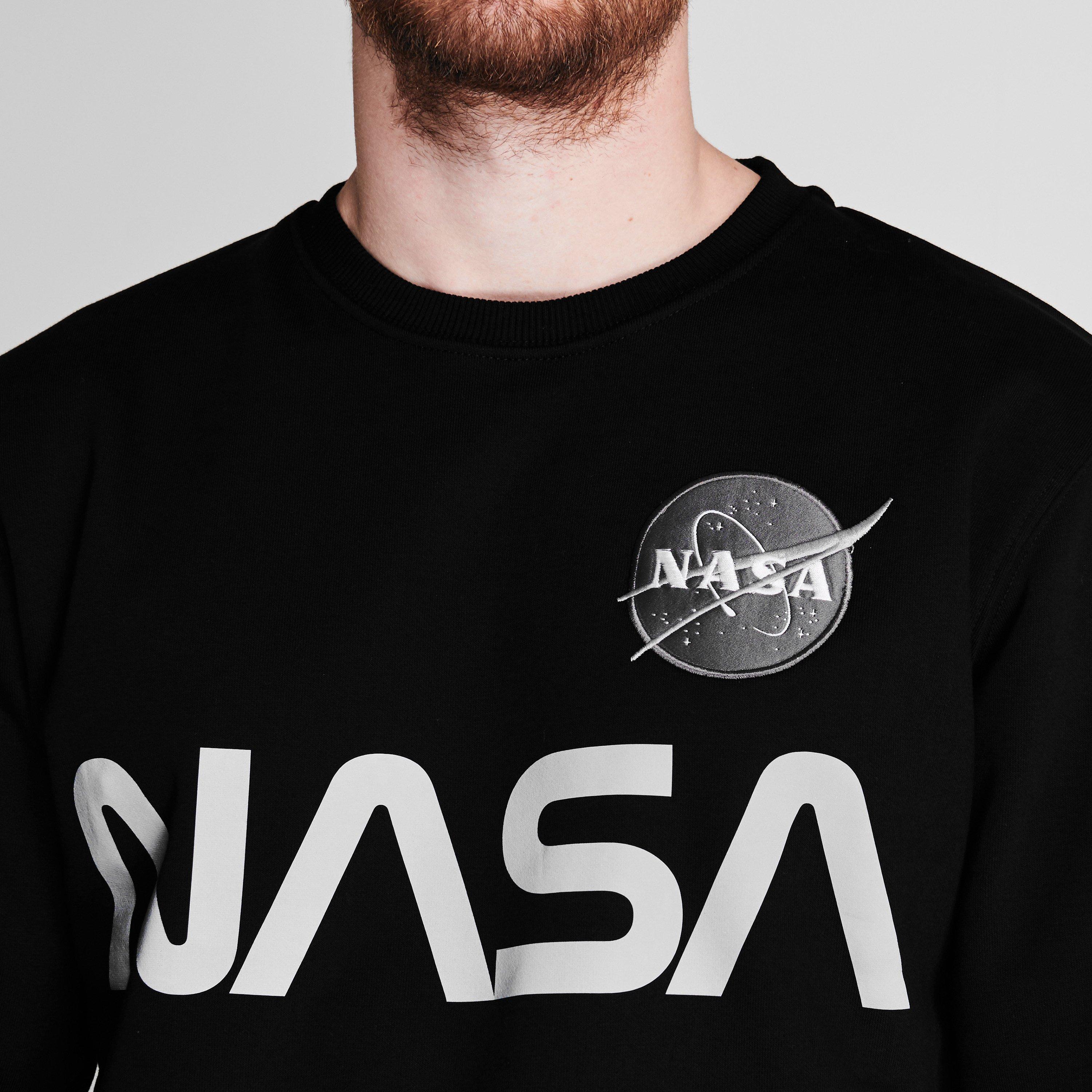 Alpha Industries NASA Reflective Crew Sweatshirt