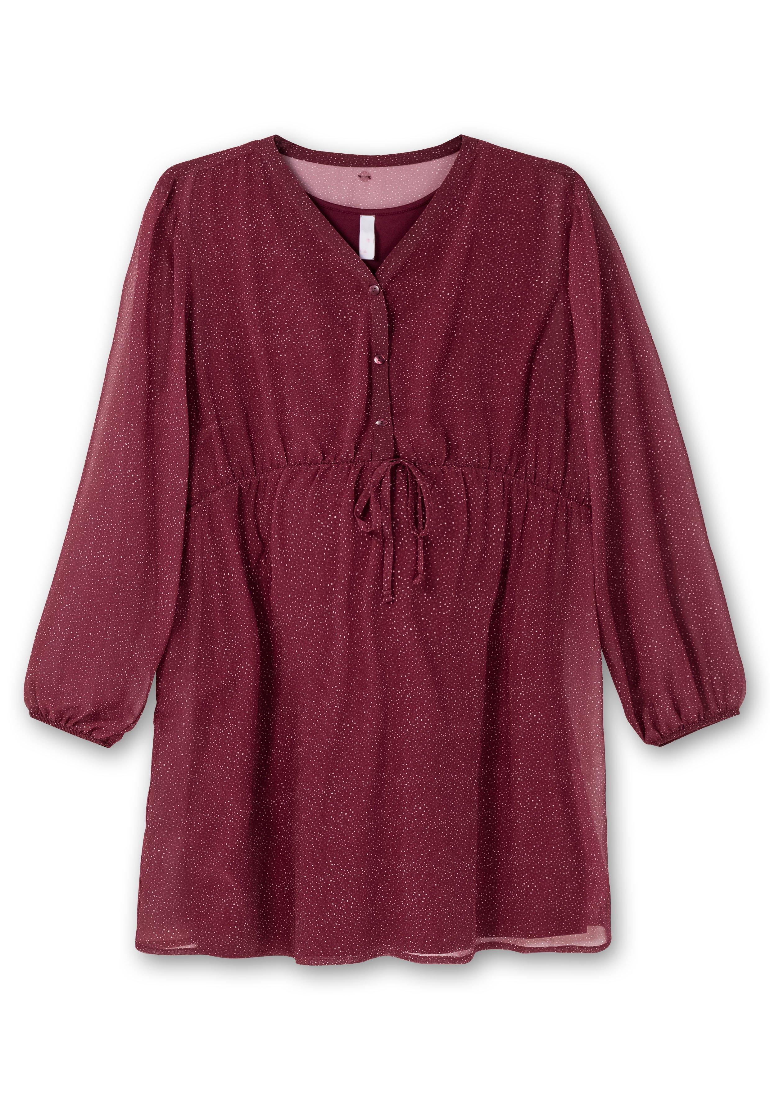 Stilltunika aus Chiffon, in Longform