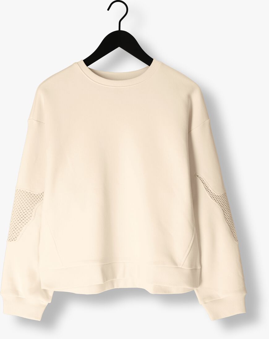 ALIX THE LABEL ecru alix the label trui ladies knitted mesh sweater
