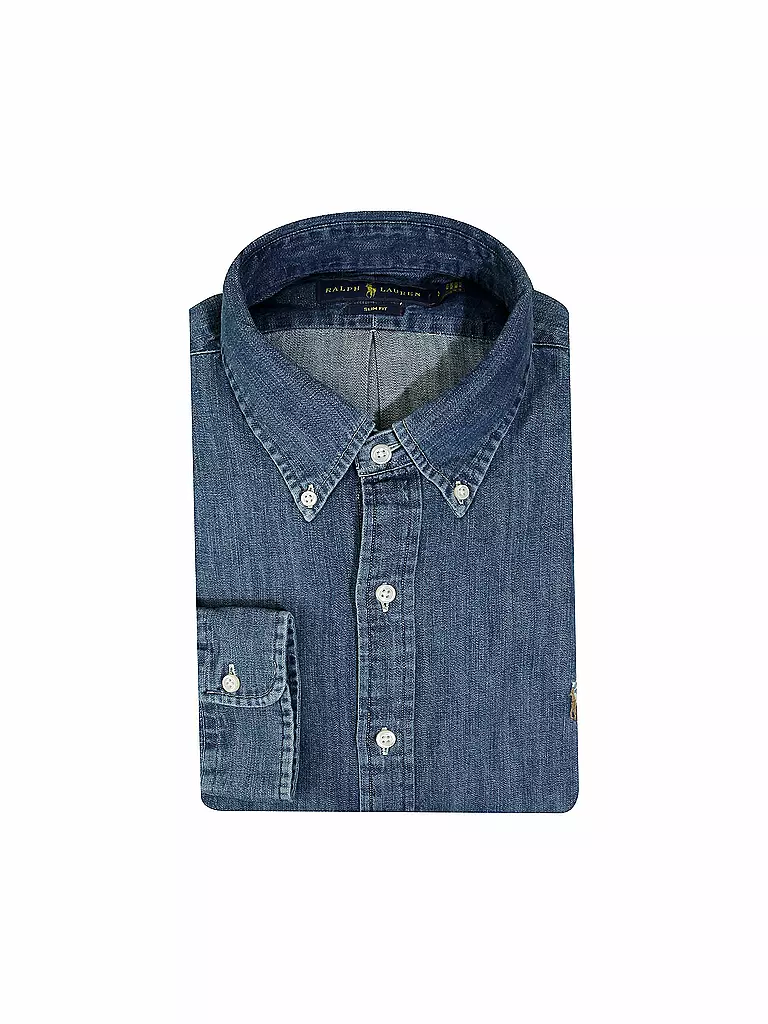 POLO RALPH LAUREN Jeanshemd Slim Fit blau