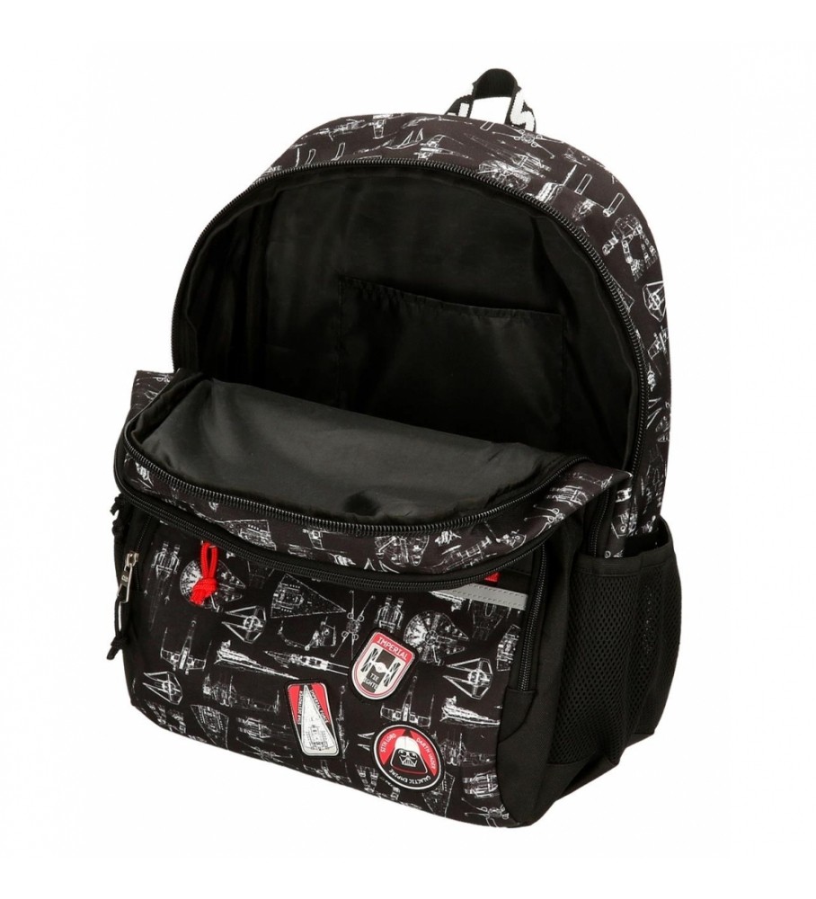 Joumma Bags Mochila escolar Star Wars Space mission Doble Compartimento preto