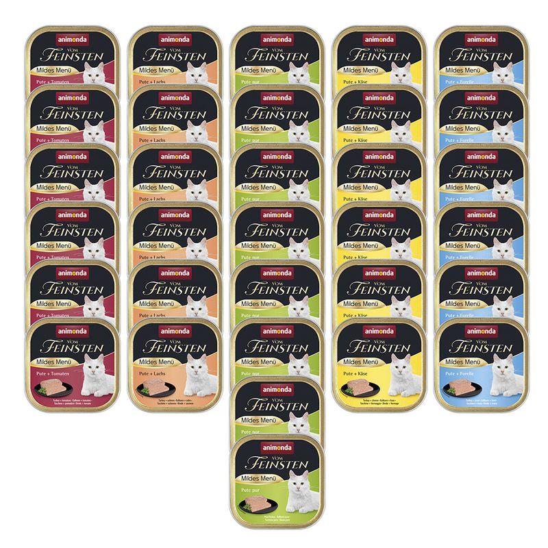 Lot 4 saveurs animonda vom Feinsten 32 x 100 g à prix discount sur bitiba.fr