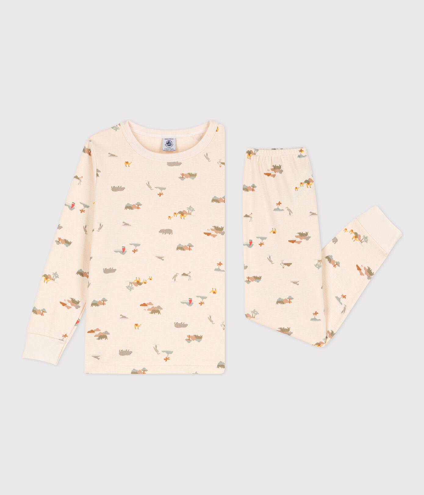 Pyjama animaux en coton petite fille/petit garçon