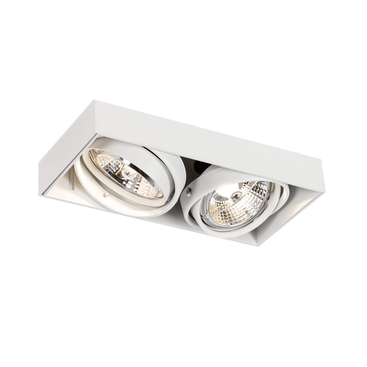 Inbouwspot wit GU10 AR70 trimless 2-lichts - Oneon