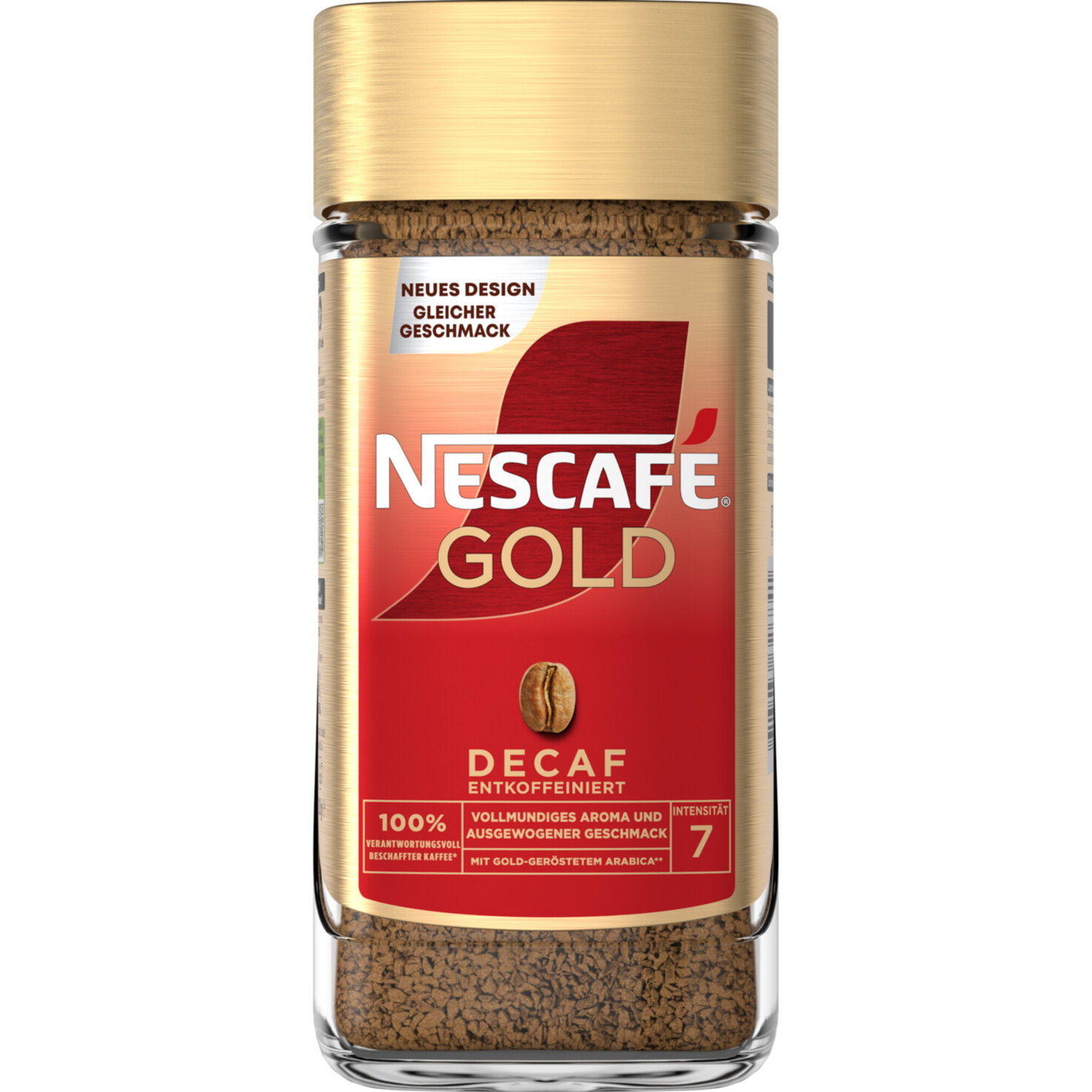 Nescafé Gold Decaf löslicher Kaffee Glas