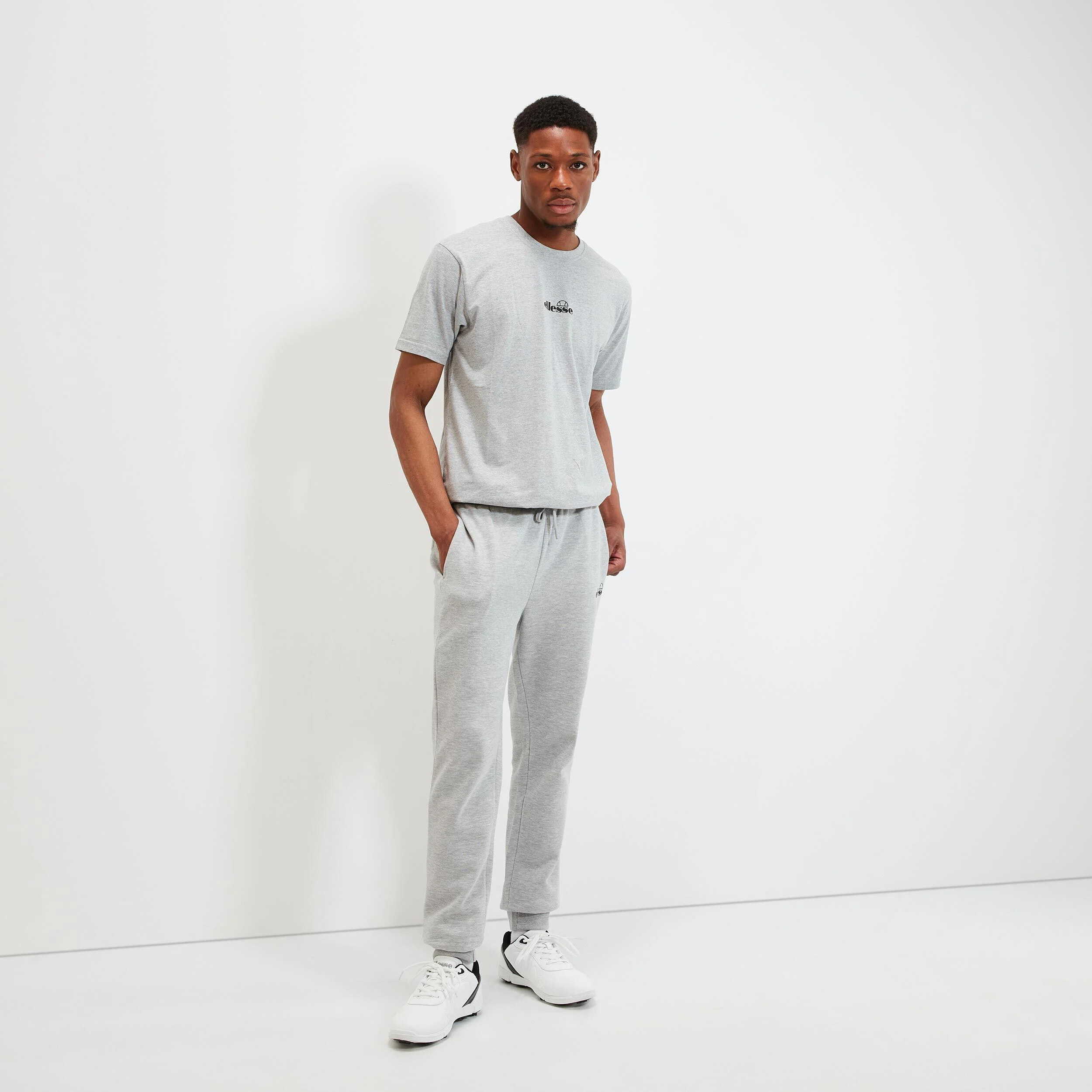 Ellesse Cravo Pantalon Survêtement Hommes - Gris Clair