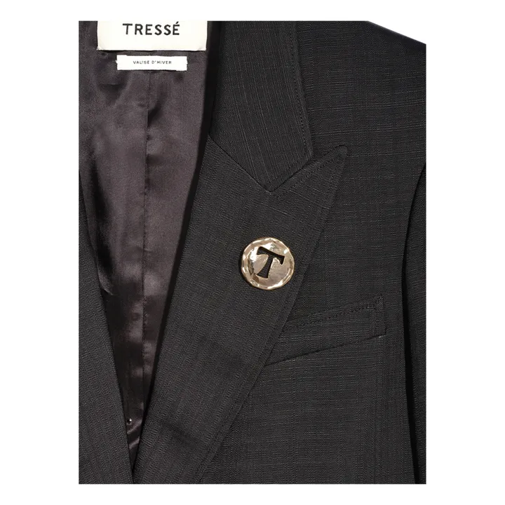 Tressé Veste Volal | Noir
