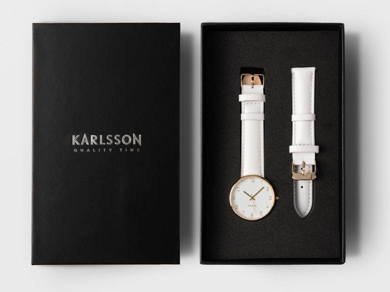 Watch Charm Steel KA5907WH White