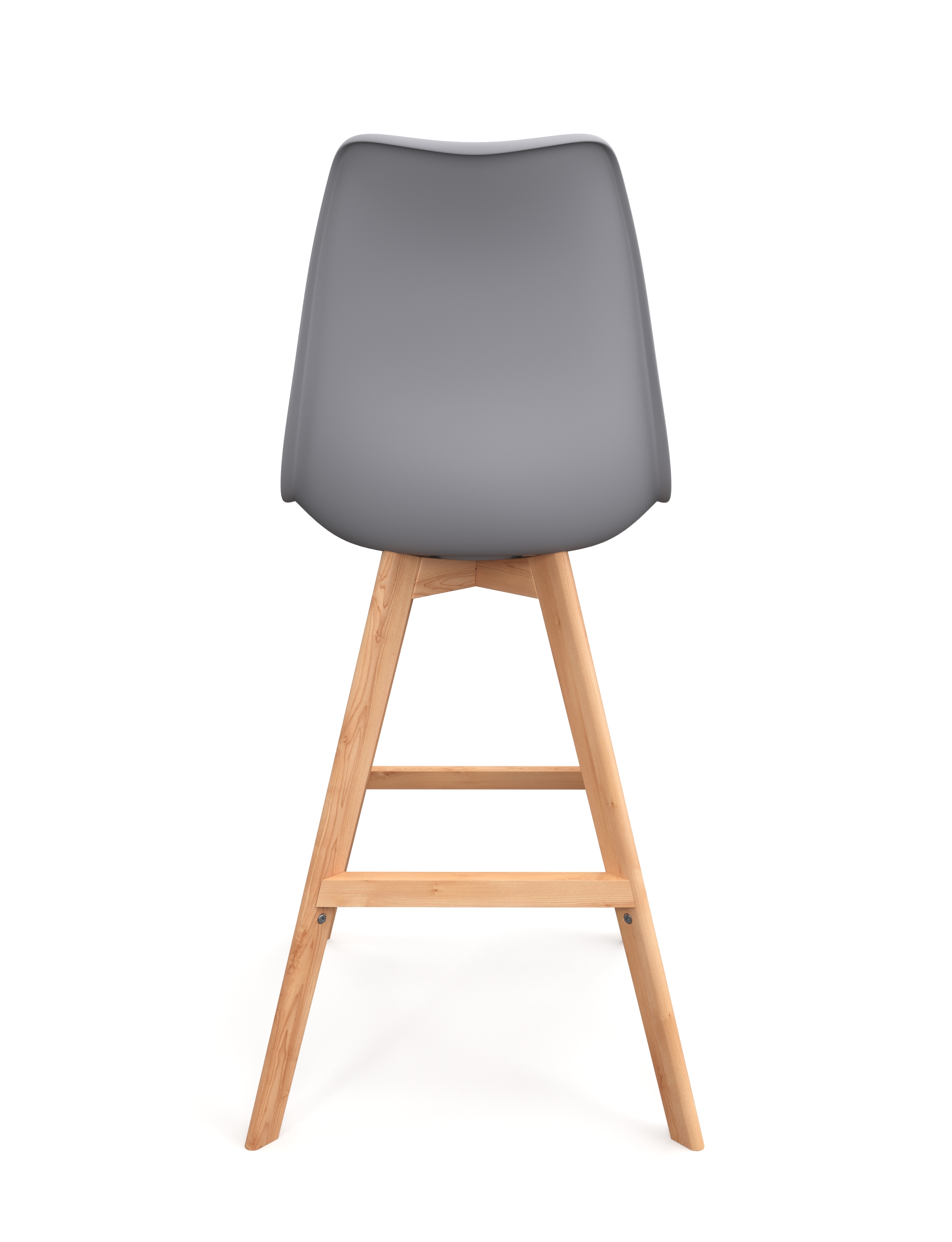 Barhocker AMELIA 2er Set grau