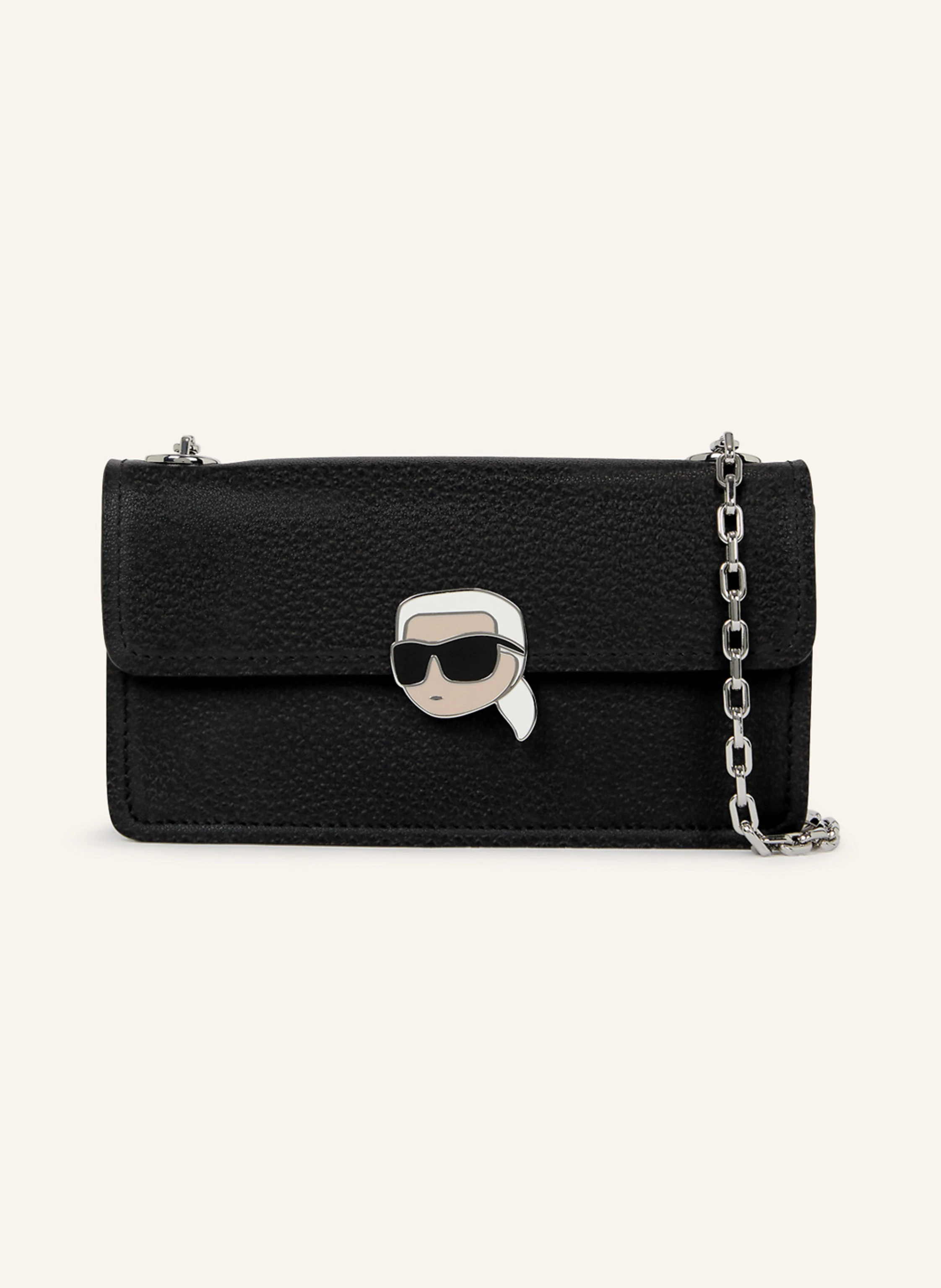 KARL LAGERFELD IKON PEBBLE POUCH