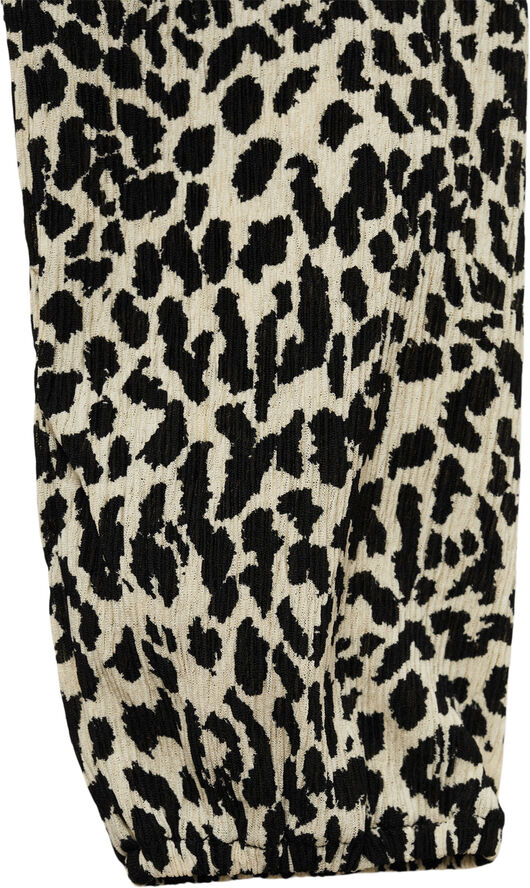 MANGO Leopard gown Light beige
