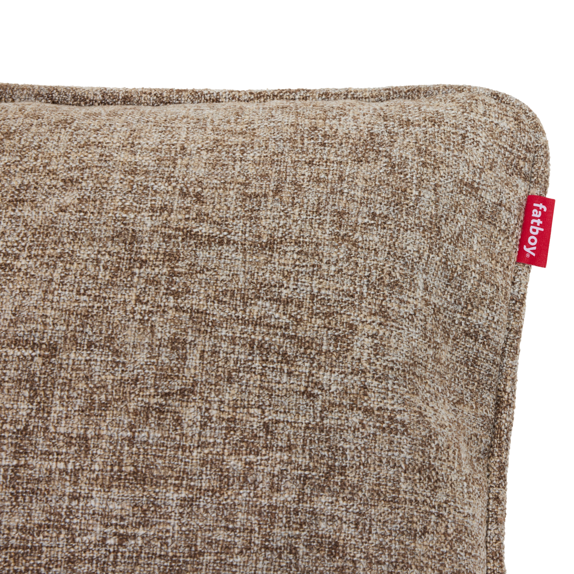 Sierkussen Puff 65x38 cm boucle brown