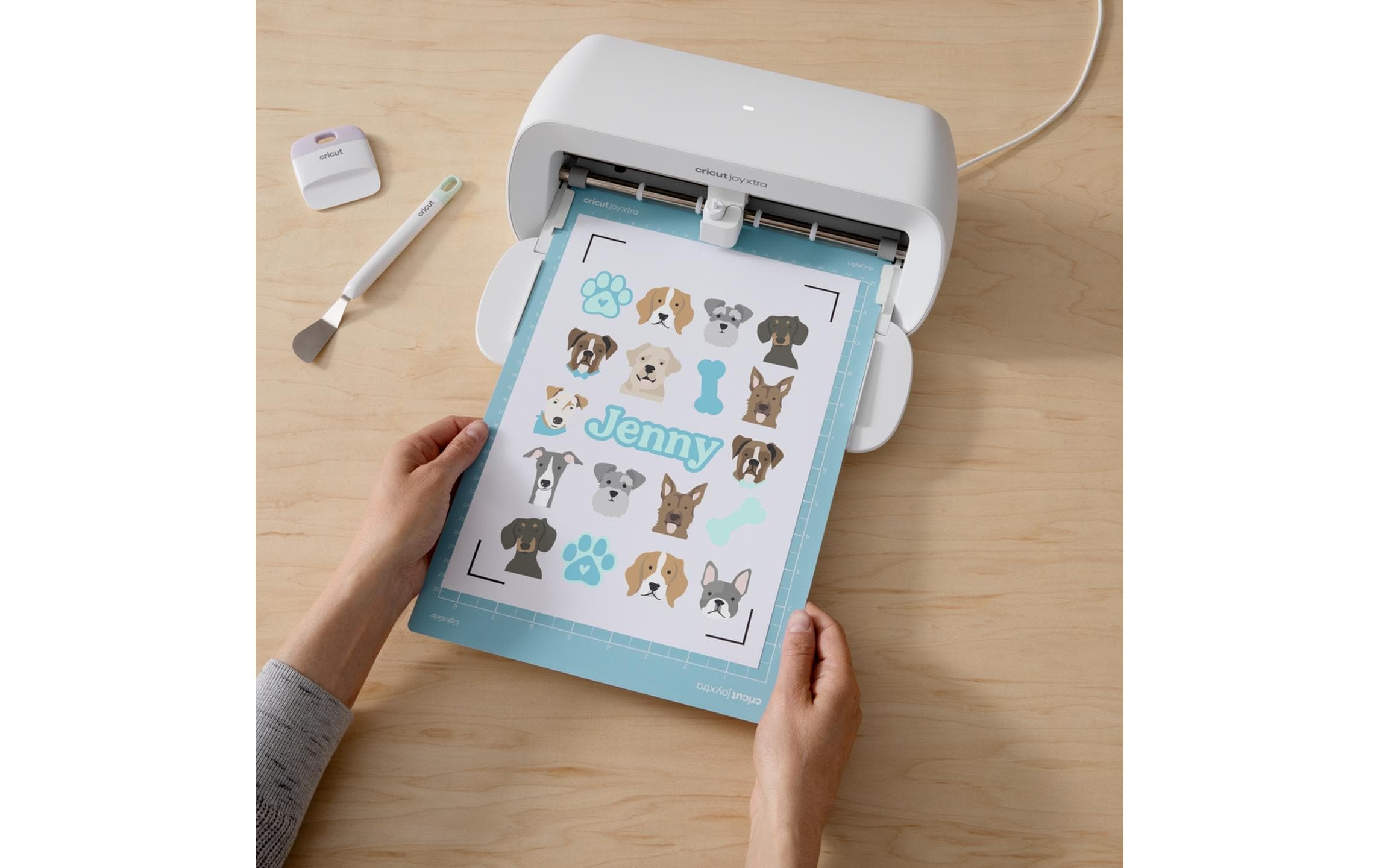 Stickerpapier Joy Xtra A4, 5 Bogen, Transparent HoloBedruckbares, wasserfestes Aufkleberset