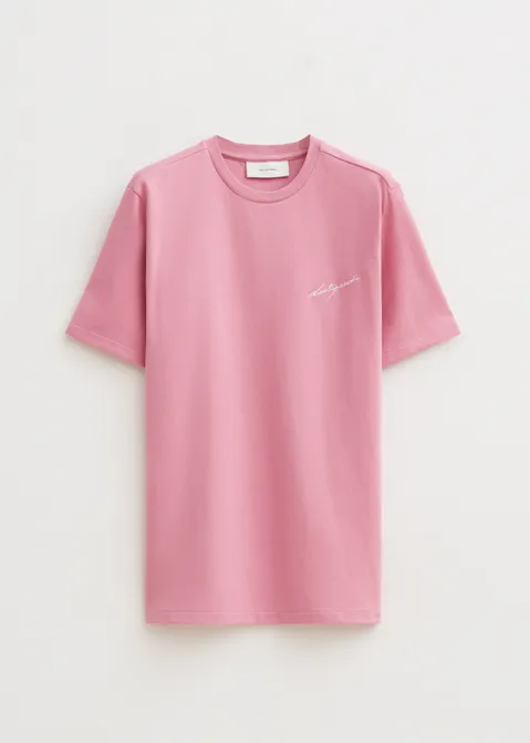 T-shirt met tekst print roze (ROS)