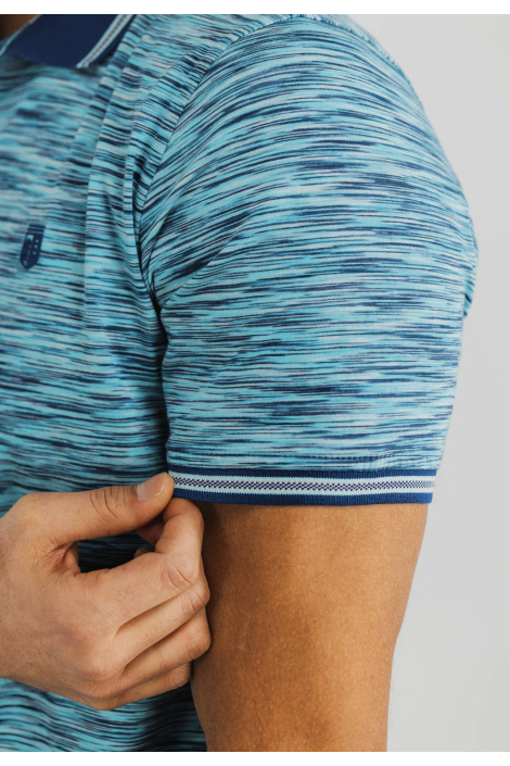 State of Art blauwe heren polo