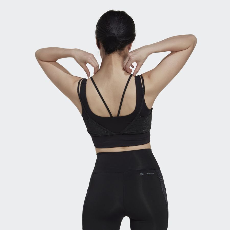 adidas Brassière power Impact - Noir