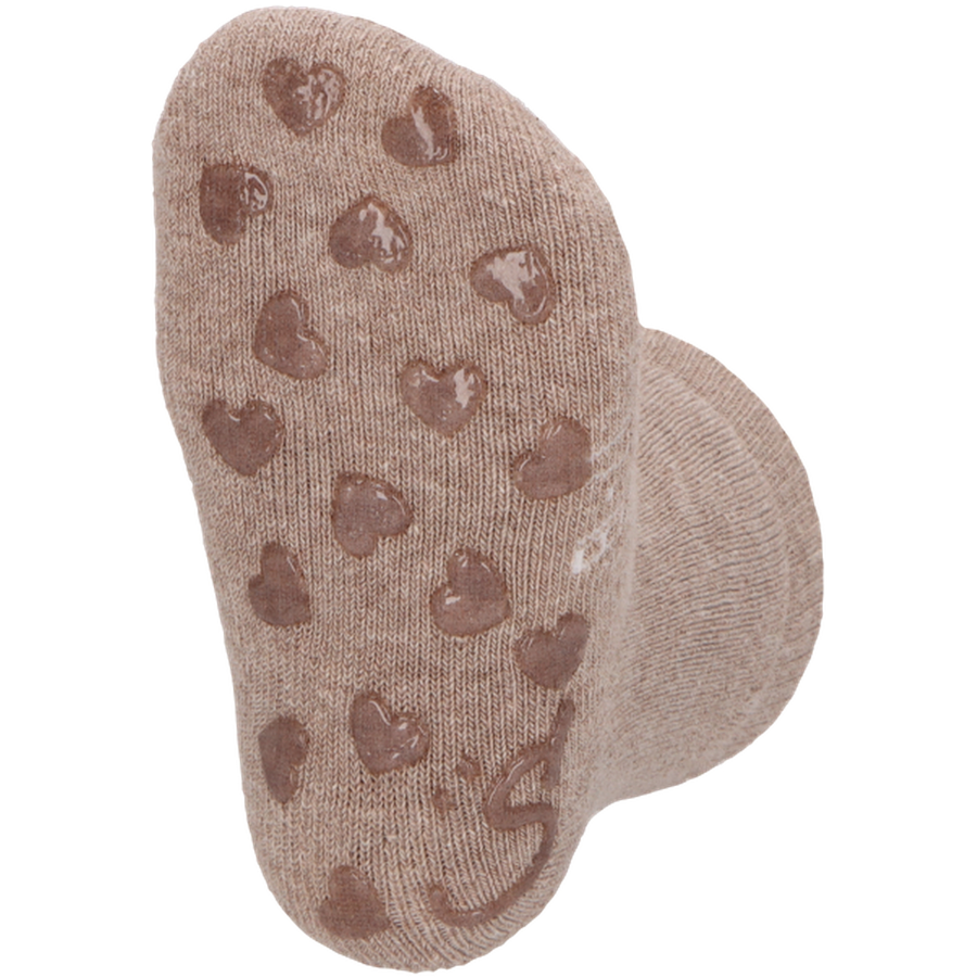 Sterntaler ABS-Krabbelsocken DP Katze braun mel.