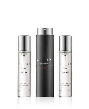 Chanel Allure Homme Sport edt purse spray refillable 3x20ml