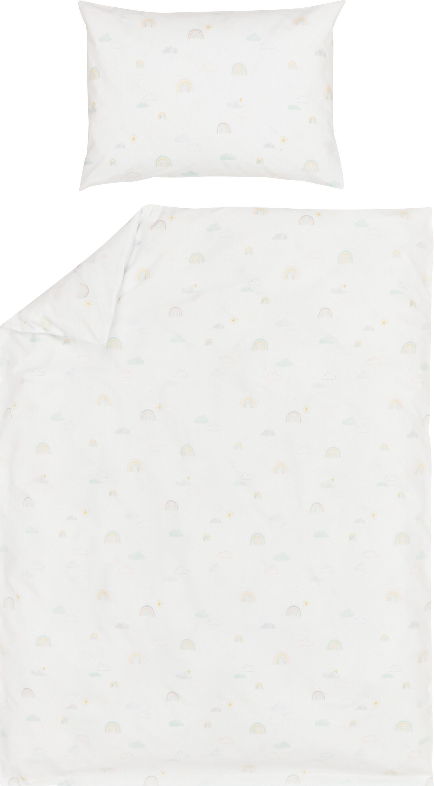 IDA Baby Bettwäschegarnitur - Weiss / B: 100.0 cm x T: 135.0 cm