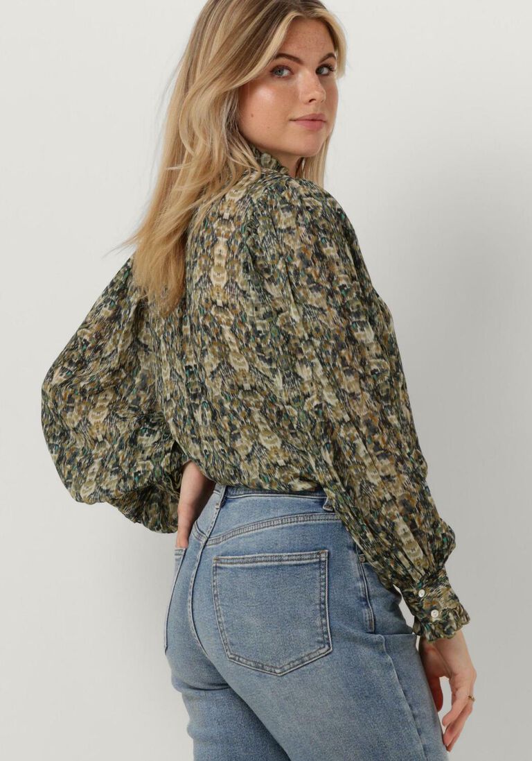CIRCLE OF TRUST lichtblauwe circle of trust blouse puck blouse