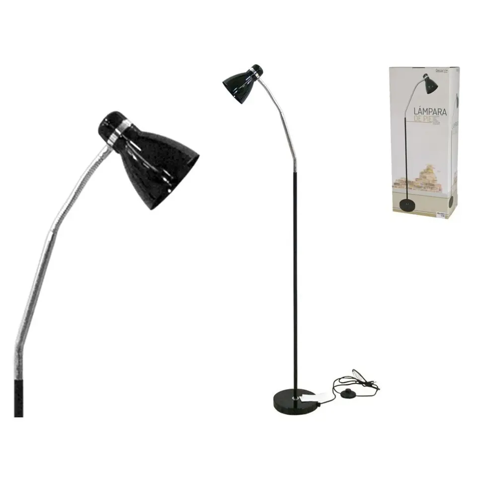 Moderne Verstelbare Vloerlamp 140cm – Staand - Verstelbaar – Zwart