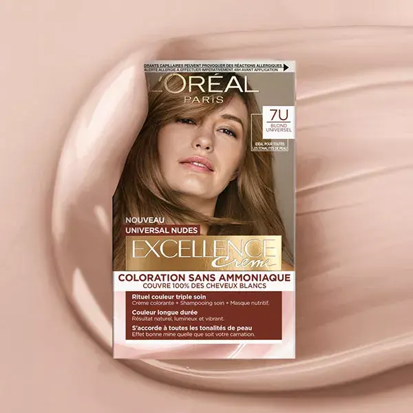 L'Oréal Paris Excellence Universal Nudes Creme Coloração nº 7 Loiro