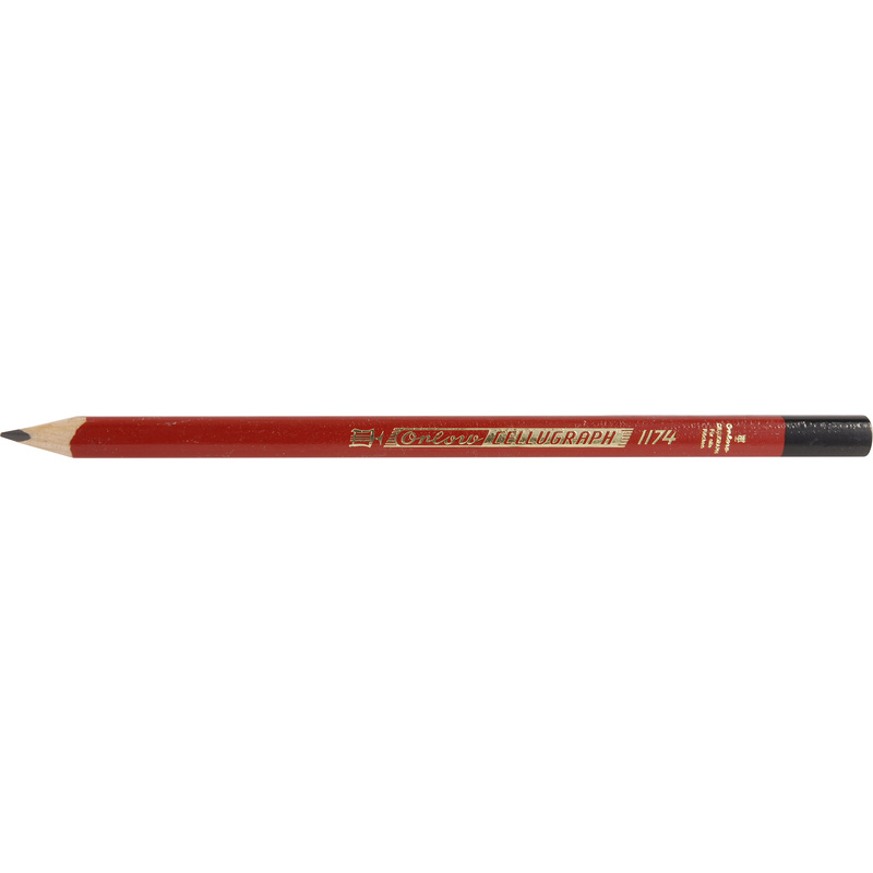 Lyra tegelzetterspotlood 24cm Rood