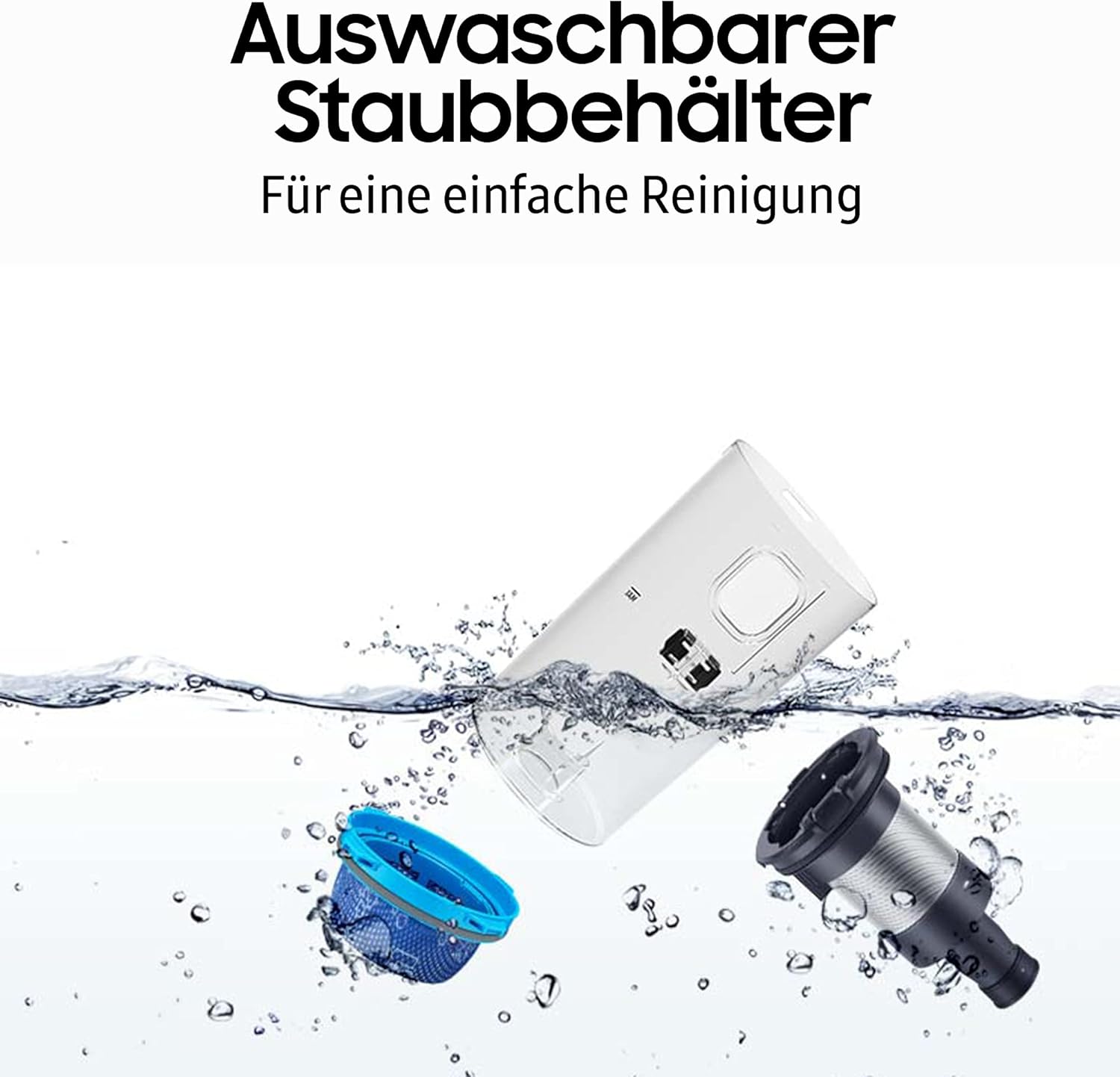 Jet 75 pet extra VS20T7562R5/EG, Akku-Handstaubsauger inklusive Ersatzakku, kabellos, beutellos, max. 200 W, wechselbarer 21.9V Li-Ion Akku, 0,8 Liter, ChroMetal Silber