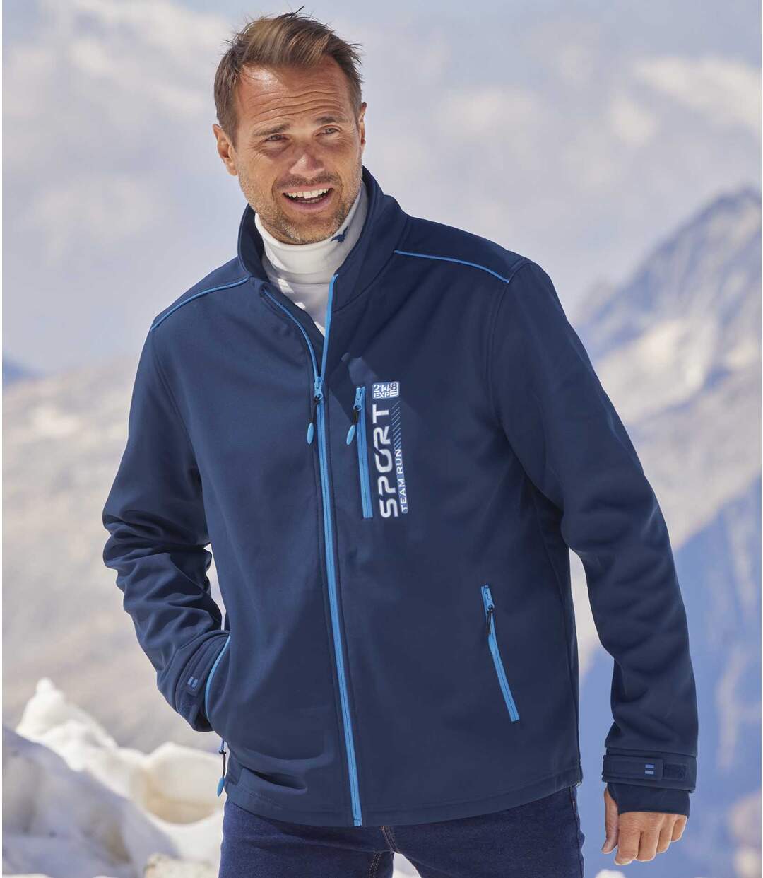 Blouson Softshell Doublé Micropolaire Sport Team
