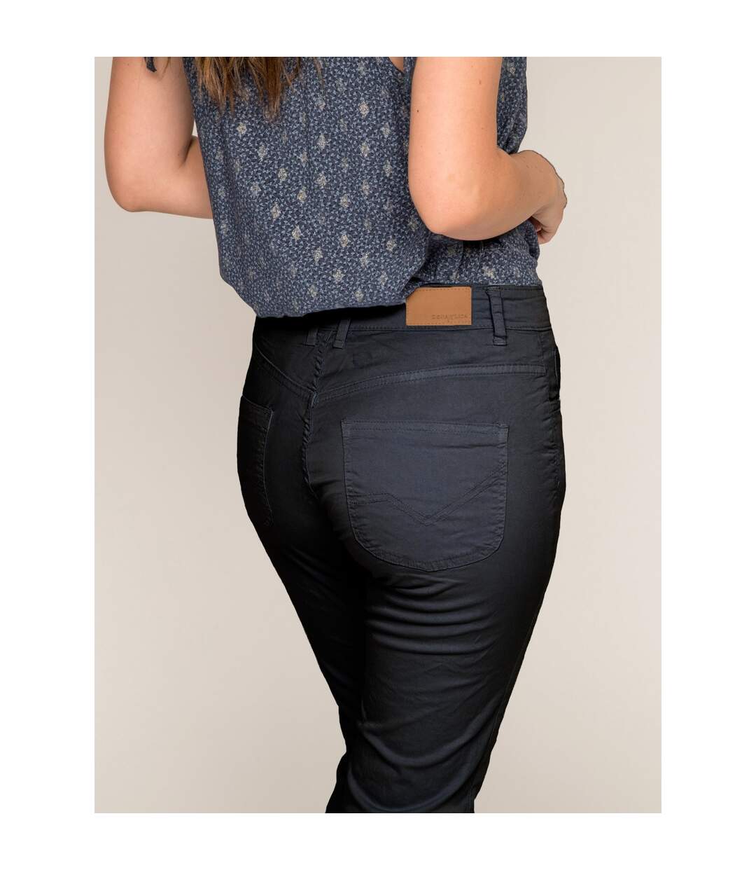 Pantacourt slim en coton stretch XETRA