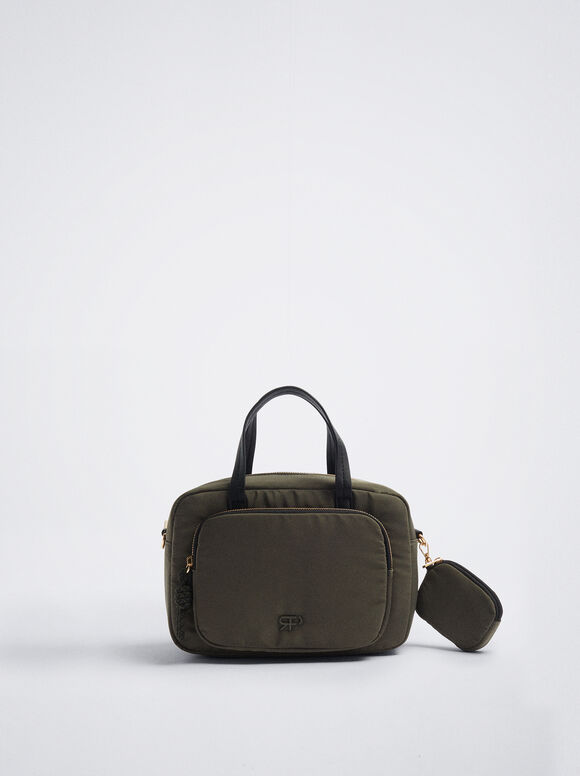 Bolsa de nylon para compras - Cáqui