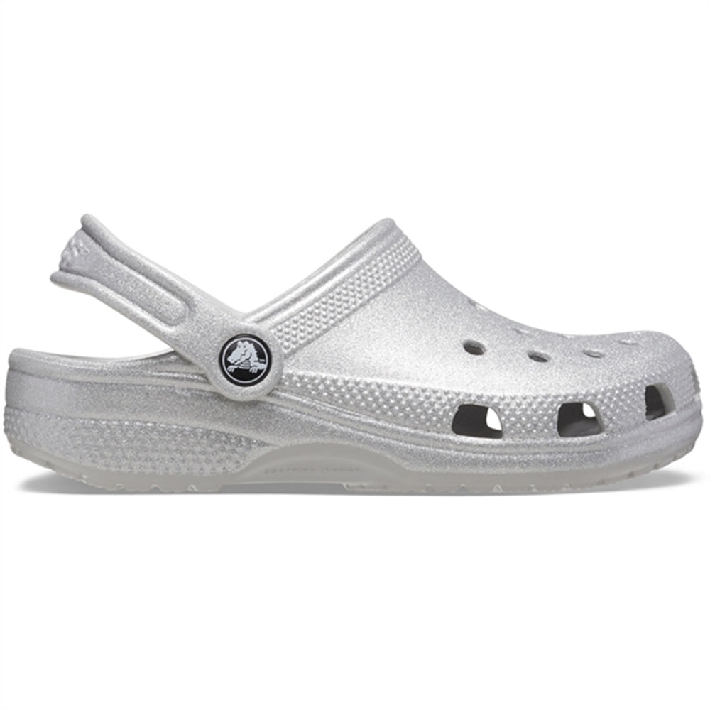 Køb Crocs Classic Glitter Clog Silver Glitter
