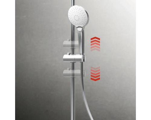Douchekolom incl. omstelling Schulte Modern rond Wit Stijl D9692624 02