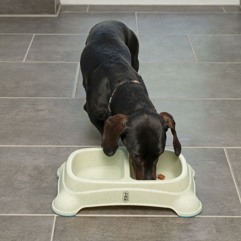 Gamelle double TIAKI pour chien et chat