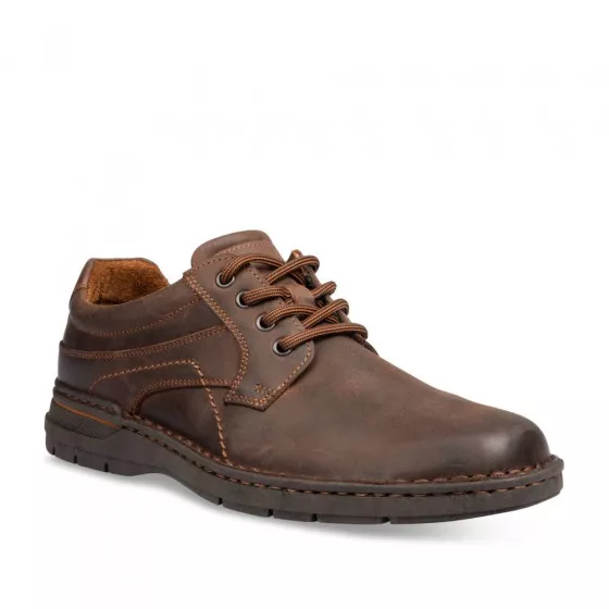 Derbies MARRON NEOSOFT HOMME CUIR